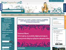 Tablet Screenshot of mojezapachy.pl